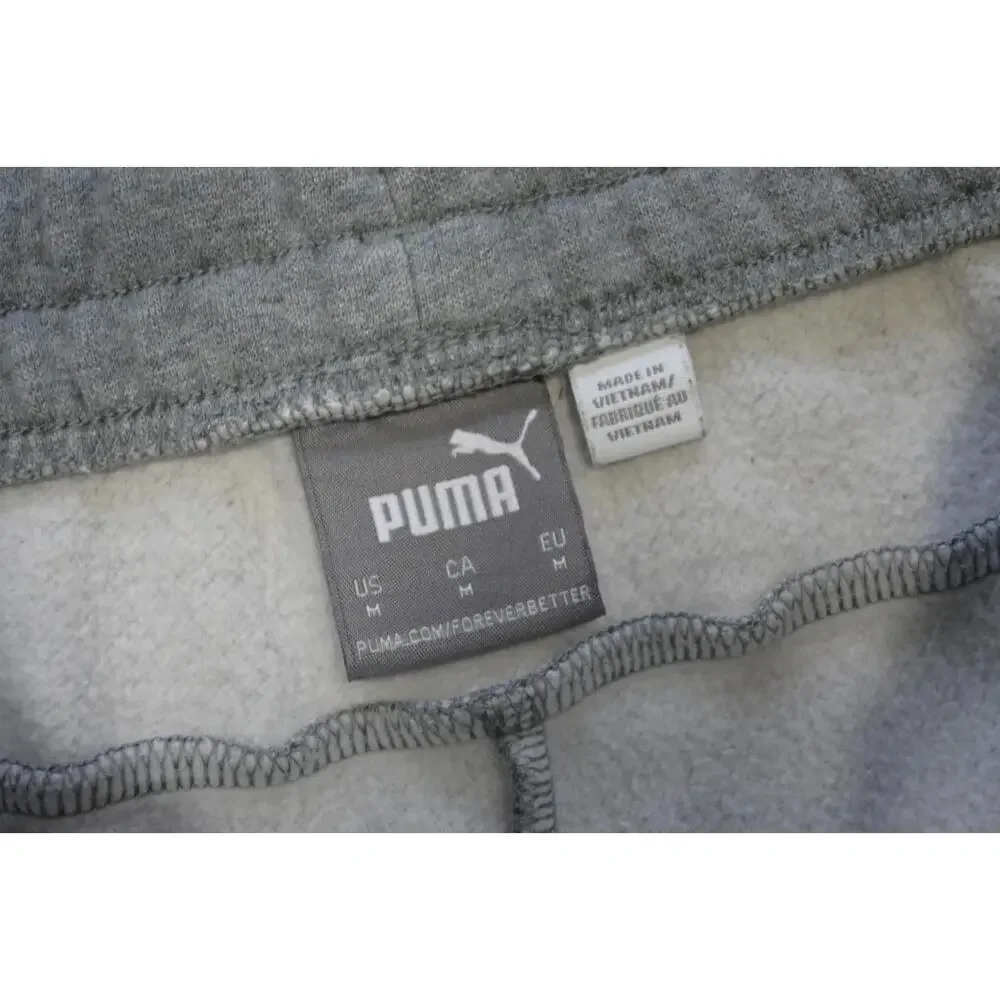 Puma Tapered Joggers Sweat Pants Cotton Blend Performance‎ W/Pockets Mens Medium